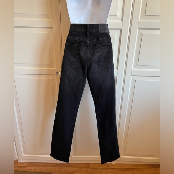 Hudson Blake Slim Straight Black Jeans size 30, 32L - Picture 8 of 16